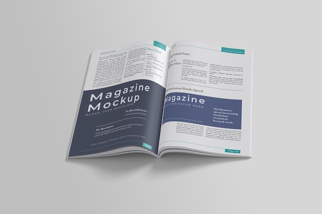 Magazine mockup