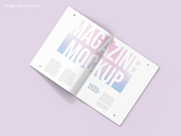 Magazine mockup