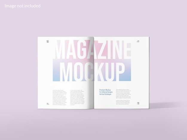 Magazine mockup