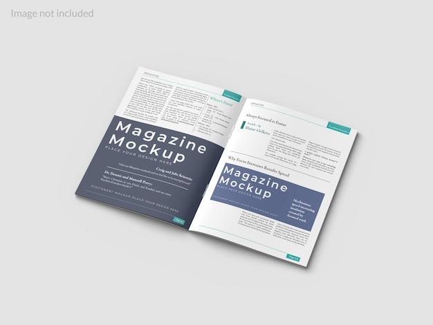 Magazine mockup