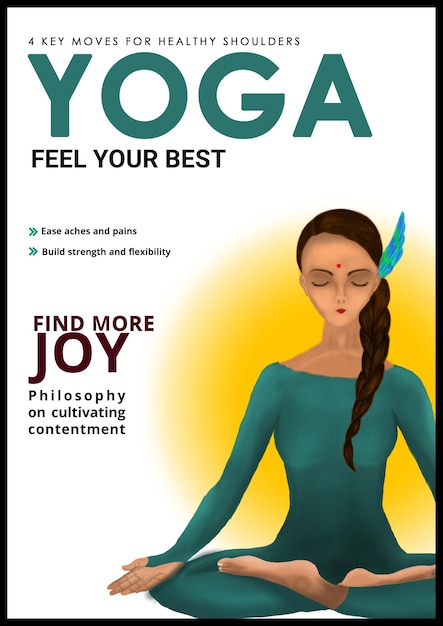 PSD magazine de yoga