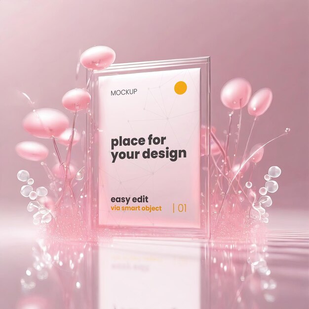 PSD magical pink frames mockups 03 (em inglês)