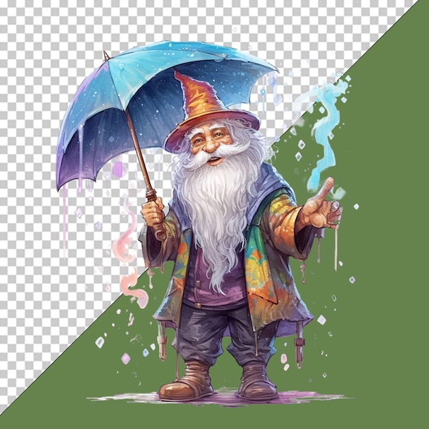 PSD magicien png illustrations