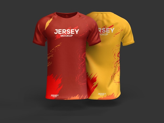 maglia in jersey davanti dietro 2 colori modifica completa facile modifica