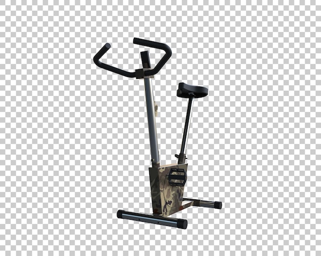 Magnetisches fahrrad isoliert auf dem hintergrund 3d-rendering-illustration