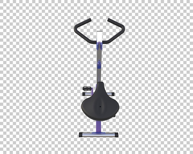 PSD magnetisches fahrrad isoliert auf dem hintergrund 3d-rendering-illustration