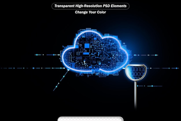 PSD magnificación de la nube de escaneo de vidrio y la identificación de un virus informático