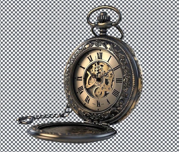 Magnificent Chronomancers montre de poche isolée sur un fond transparent