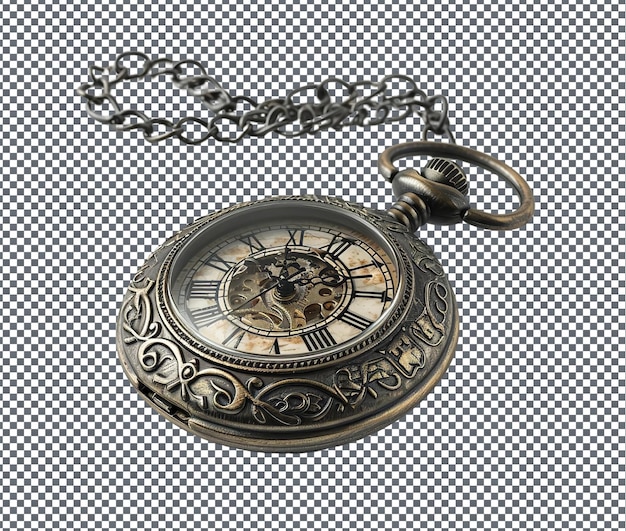 PSD magnificent chronomancers pocketwatch isolated on transparent background