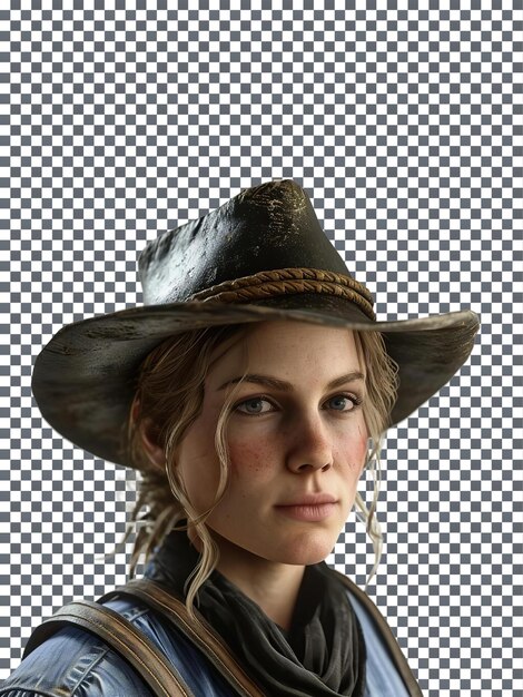 Magnificent Red Dead Redemption aislado en un fondo transparente