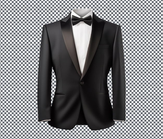 Magnificent Tuxedo Jacke isoliert auf durchsichtigem Hintergrund