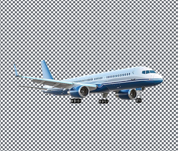 PSD magnífico boeing 737 isolado em fundo transparente