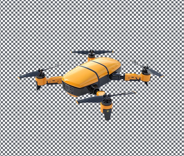 PSD magnífico dron aislado en un fondo transparente