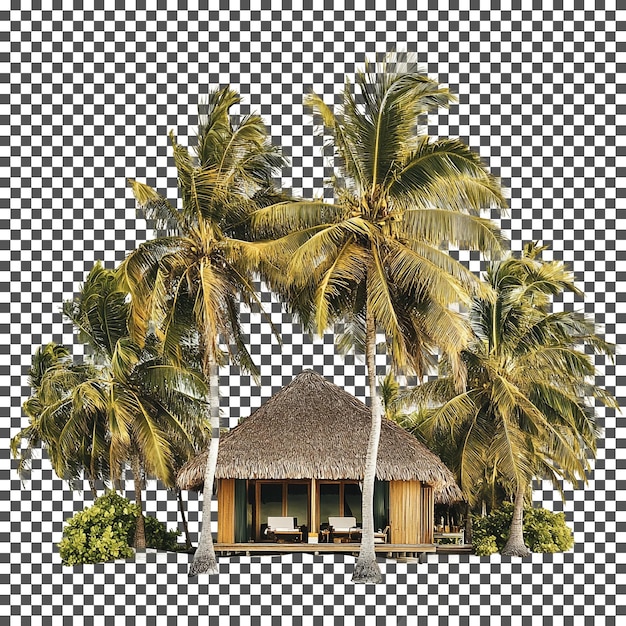 Magnífico Hotel Brando isolado em fundo transparente