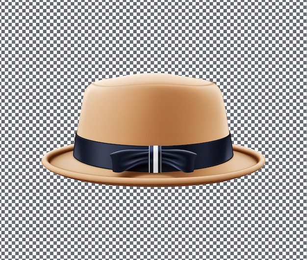 PSD magnífico sombrero de marinero aislado sobre fondo transparente