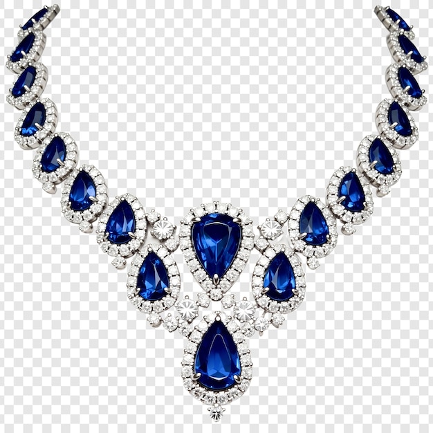 Un magnifique collier de saphirs et de diamants
