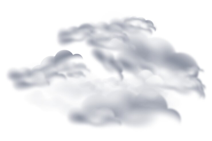 PSD un magnifique nuage blanc