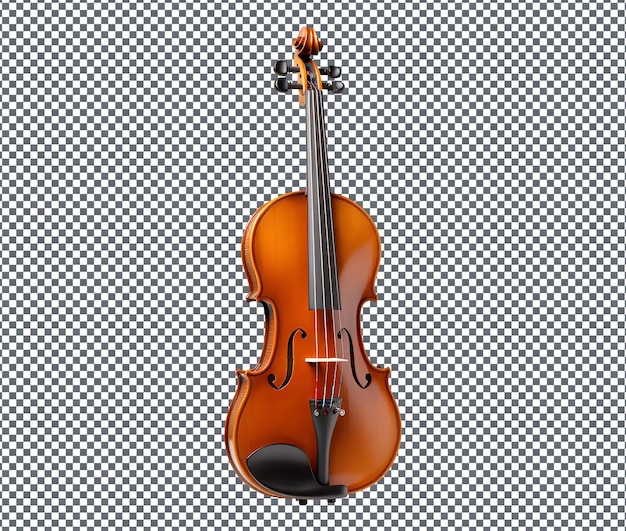 PSD un magnifique violon isolé sur un fond transparent