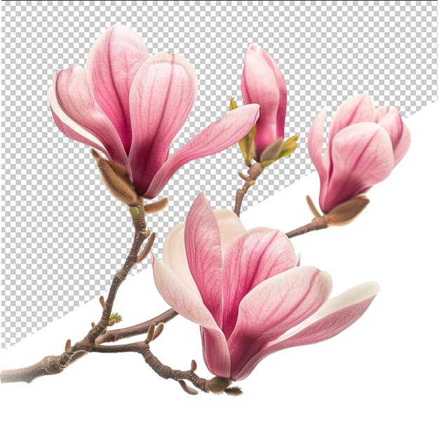 PSD magnolia de la especie psd