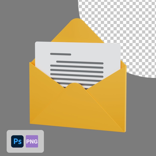 Mail-3D-Symbol