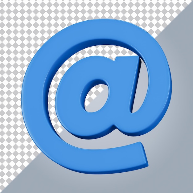 PSD mail-3d-symbol