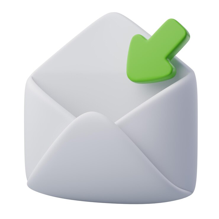 PSD mail arrow icon