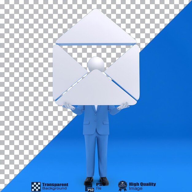 Mail Message User Web isolated on transparent background