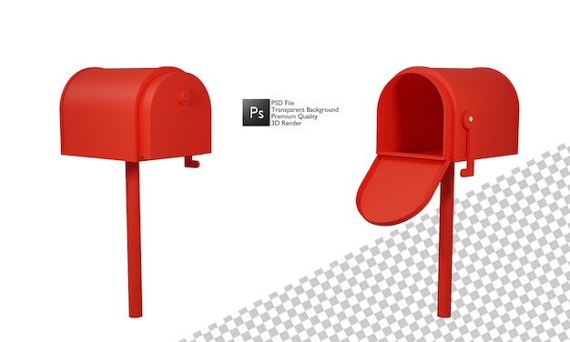 Mailbox-Abbildung 3D-Design