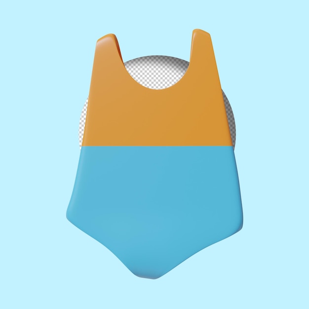 PSD maillot de bain rendu 3d