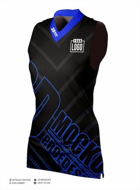 un maillot noir avec un logo pour le logo de l'entreprise de la marque