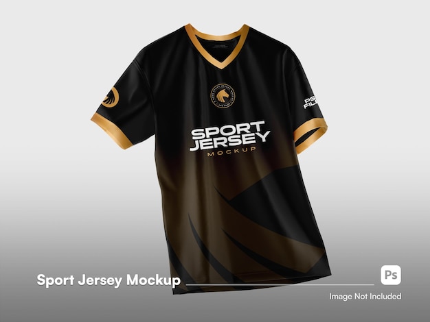 PSD maillot de sport tshirt mockup front