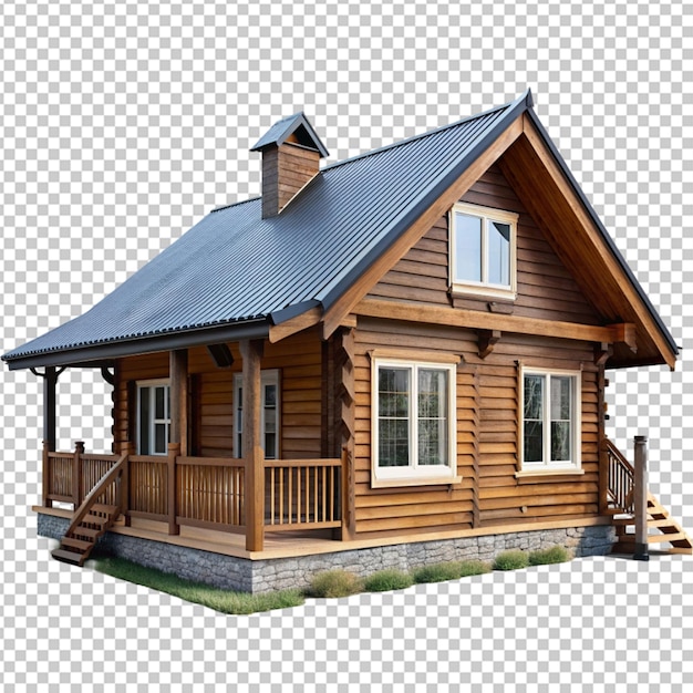 PSD une maison en bois png