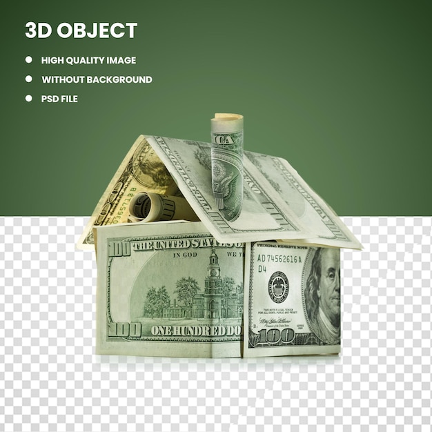 Maison à Un Dollar Modèle 3d