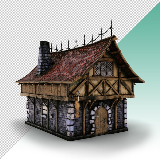 maison d'habitation médiévale