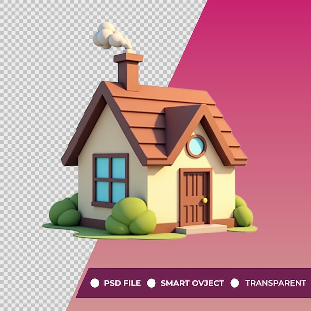 une maison avec un oiseau sur le toit et une photo d'une maison avec un Oiseau sur la toiture