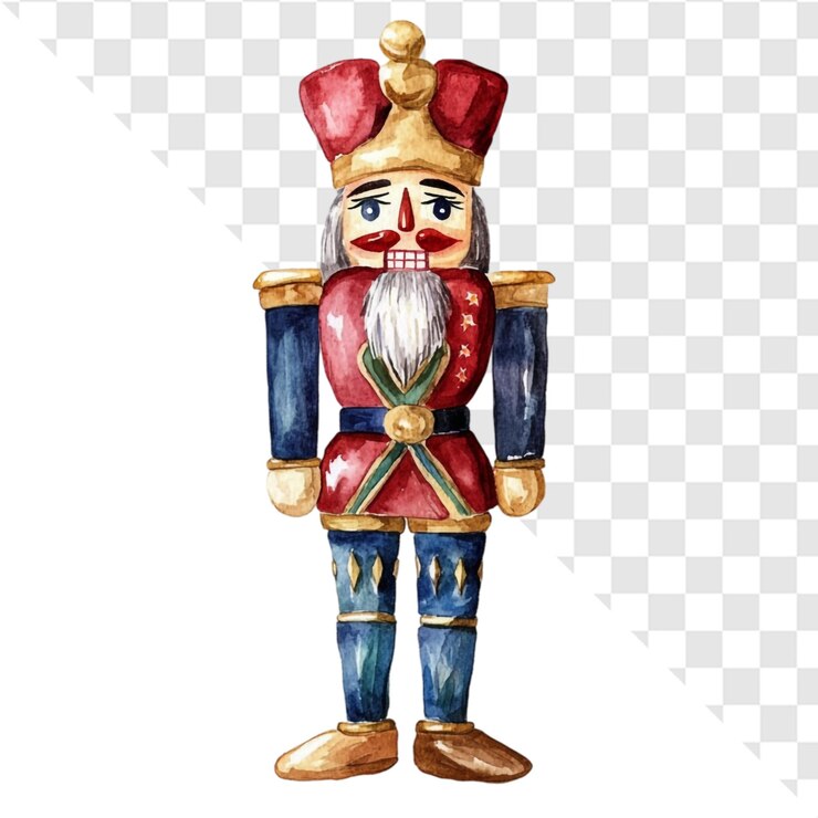 PSD majestic nutcracker urlaubsdekoration festlicher fröhlicher charme