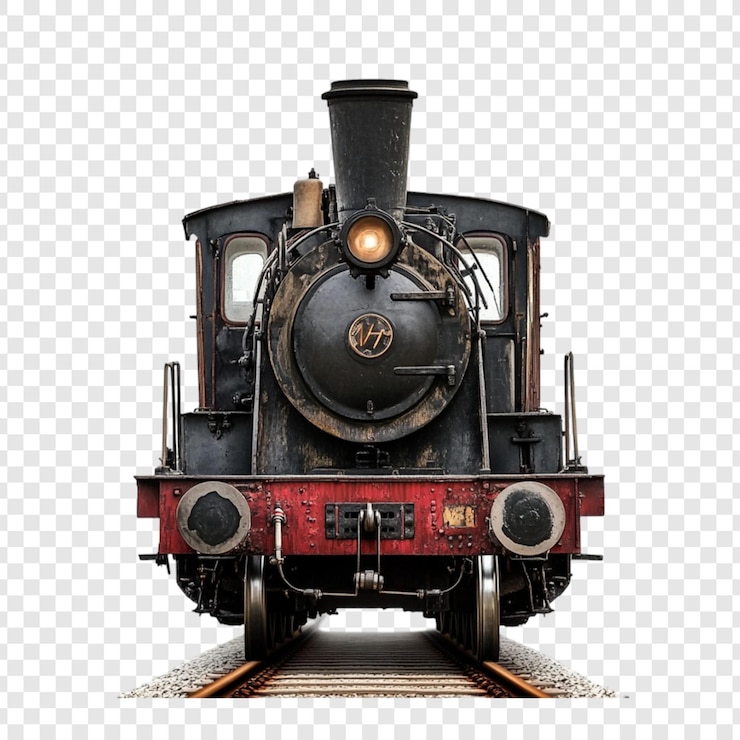 PSD majestic vintage steam locomotive poderoso motor nostalgia viaje aventura