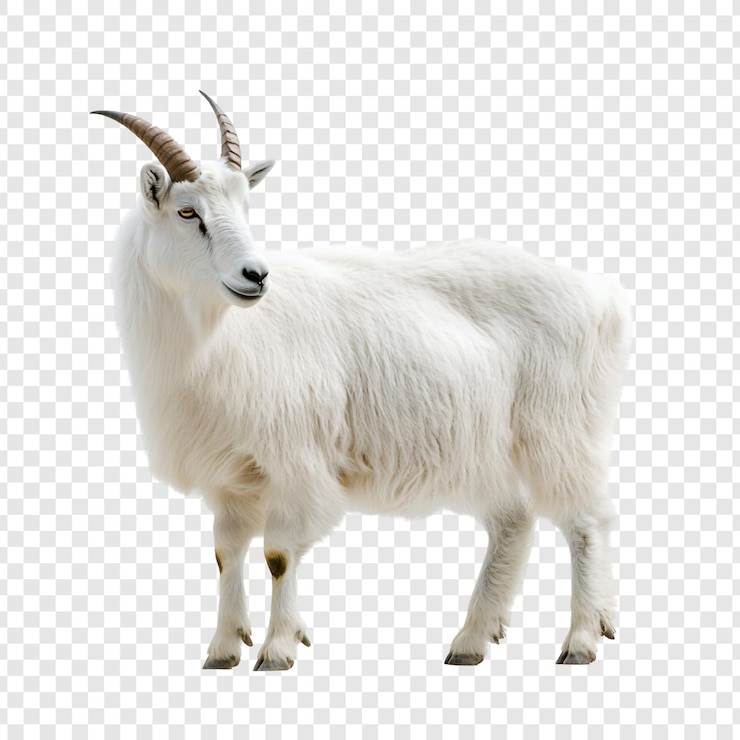 PSD la majestueuse chèvre de montagne un portrait de la grâce de la nature