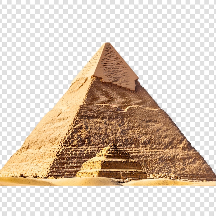 PSD la majestuosa pirámide de giza, punto de referencia del antiguo egipto