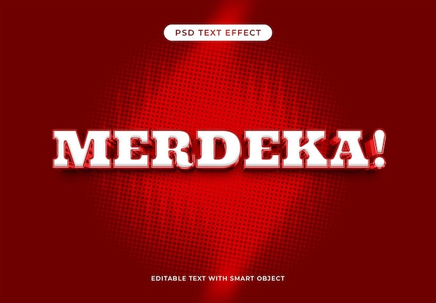 Make-up 3D-Text-Effekt