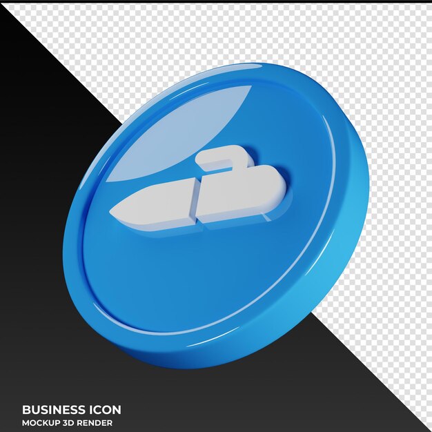 Maker Business Icono 3D Render Ilustración