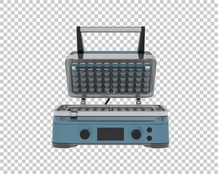 PSD maker di waffle isolato sullo sfondo illustrazione di rendering 3d
