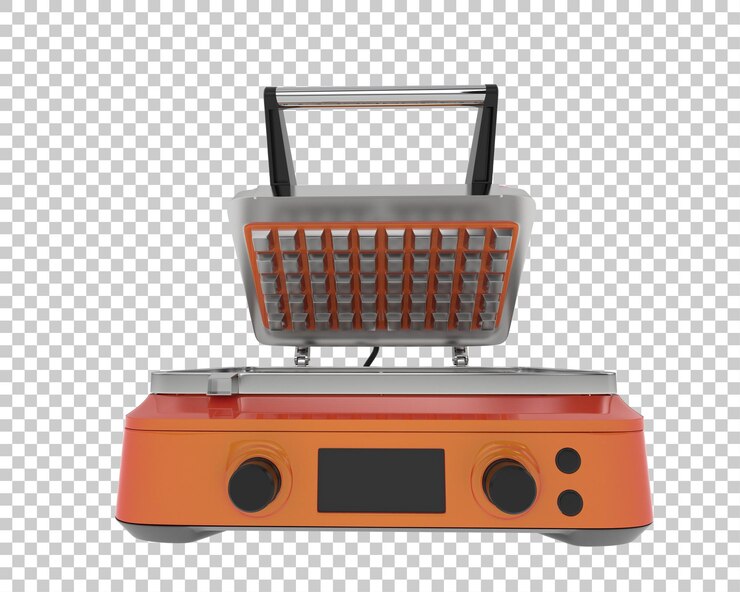 PSD maker di waffle isolato sullo sfondo illustrazione di rendering 3d