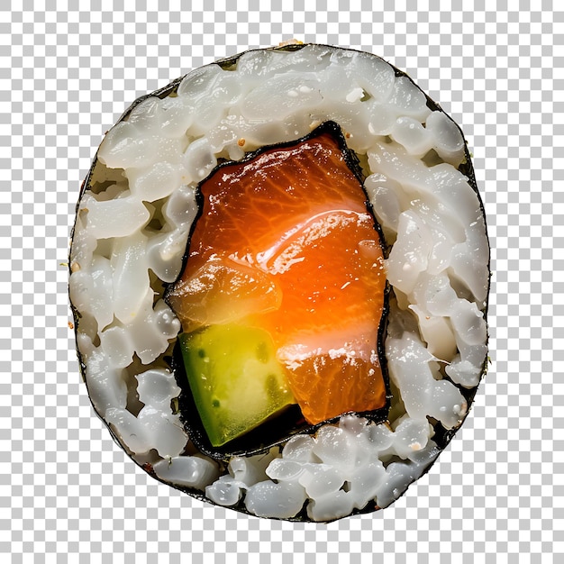 PSD maki-sushi-roll png mit durchsichtigem hintergrund