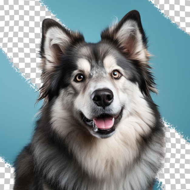 Malamute do alasca em fundo transparente