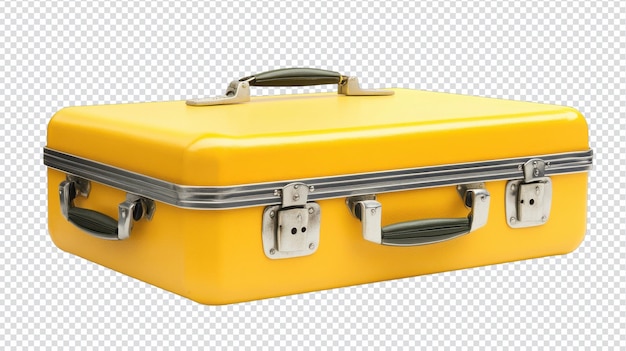 Una maleta de metal de estilo vintage perfecta para viajes y almacenamiento