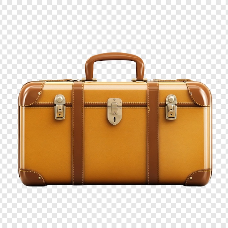 PSD maleta vintage pronta para aventura nostalgia memórias de viagem