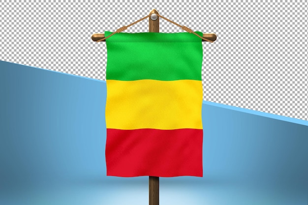 PSD mali hang flag design background