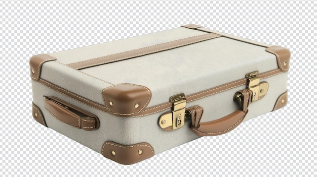 Malle vintage esthétique avec des détails en laiton intricats parfait pour les projets de voyage et le décor rétro