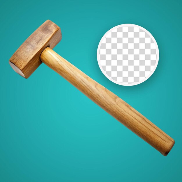 PSD mallet isolado em fundo transparente